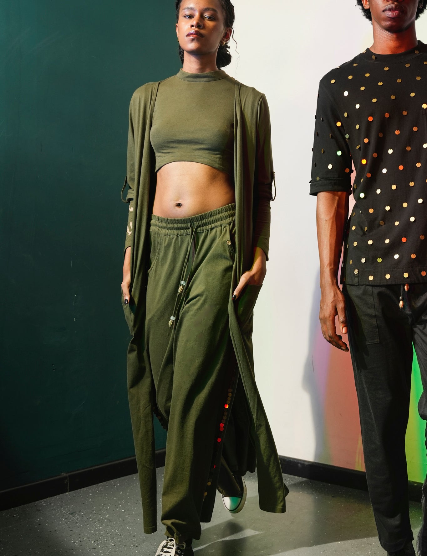 EWASO LONG OPEN CARDIGAN