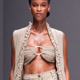 Strapless Bangle Tie Top