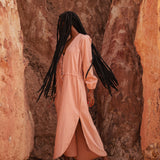 LOUISE CAPE DRESS