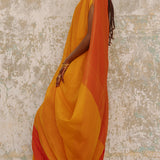 Sari Drape Asymmetric Dress