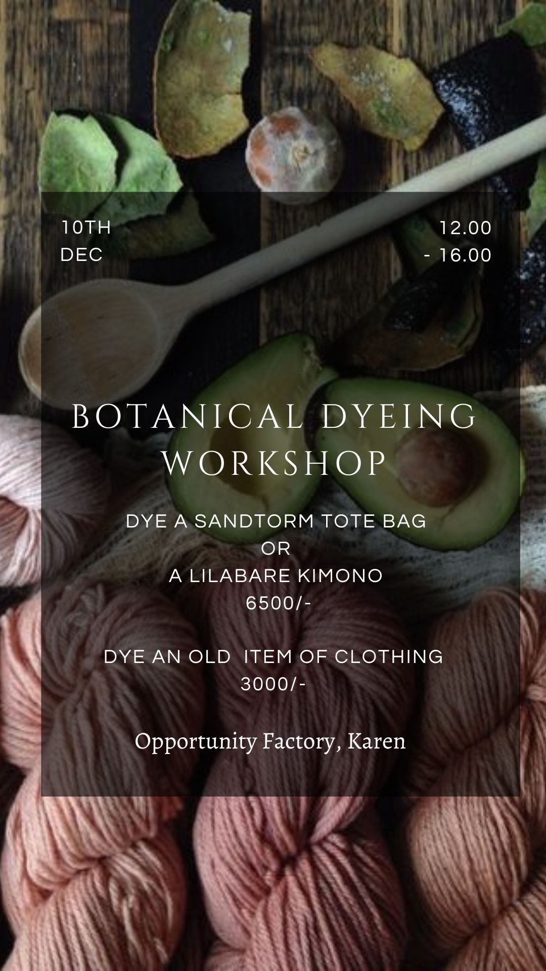 Botanical Dyeing Workshop